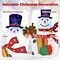 Costway 6 FT Pre-lit Christmas Snowman Xmas Decoration 8 Lighting Modes 4 Brightness